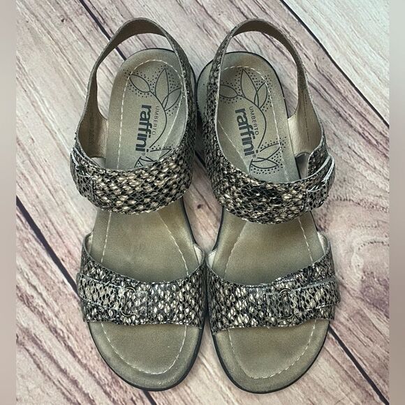 Umbero Raffini Yasmin Animal Sandals Shoe Size 36 or 5.5 US - Picture 1 of 6
